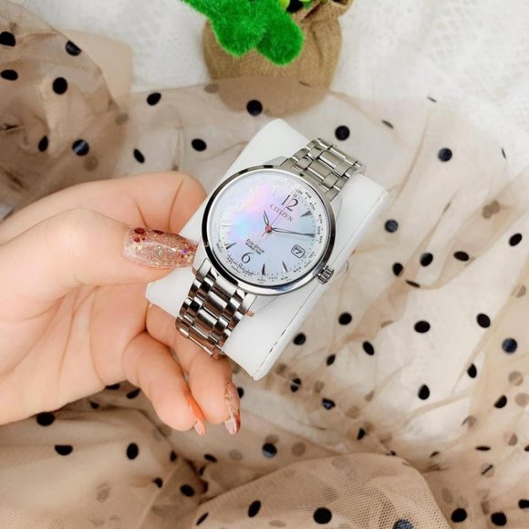 Citizen Ladies World Time Silver 36mm Watch